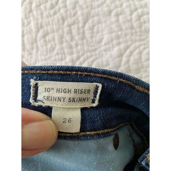 Madewell 10 Inch High-Riser Skinny Skinny Jeans Size 26 - Picture 4 of 12